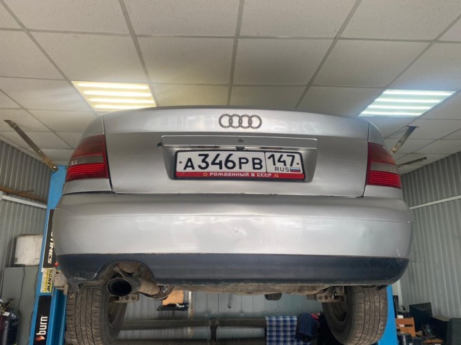 Audi A3 ремонт выхлопной системы в СПБ