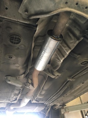 Услуга по удалению в автомобиле Замена катализатора на пламегаситель Mitsubishi Lancer 10 нейтрализатора глушителя. - вид 5 миниатюра