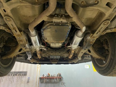 Удаление катализатора Subaru Forester замена катализатора на пламегаситель в СПб в сервисе Silencer цены, замена катализатора на пламегаситель с удалением ошибок и перепрошивкой ЭБУ под Евро 2 - вид 13 миниатюра