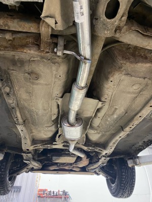 Профессиональный ремонт глушителя. Чтобы записаться на диагностику и ремонт глушителя Subaru Forester ремонт выхлопной системы, позвоните +7(812)997-25-65 - вид 5 миниатюра