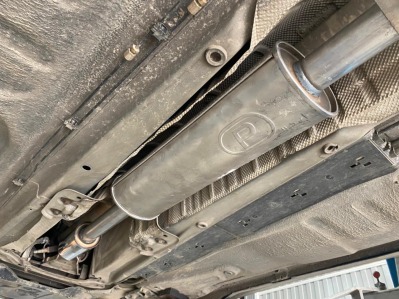 Удаление катализатора Ремонт глушителя Volvo XS90 замена катализатора в СПб в сервисе Silencer цены, замена катализатора на пламегаситель с удалением ошибок и перепрошивкой ЭБУ под Евро 2 - вид 5 миниатюра